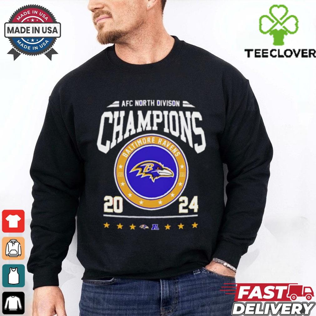 AFC North Division Champions 2024 Baltimore Ravens logo shirt AFC North Division Champions 2024 Baltimore Ravens logo shirt