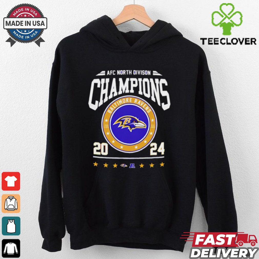 AFC North Division Champions 2024 Baltimore Ravens logo shirt AFC North Division Champions 2024 Baltimore Ravens logo shirt
