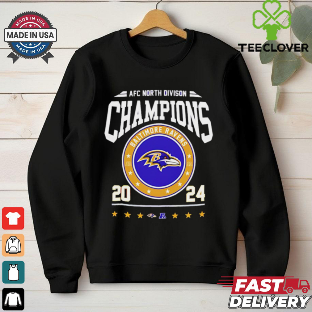 AFC North Division Champions 2024 Baltimore Ravens logo shirt AFC North Division Champions 2024 Baltimore Ravens logo shirt