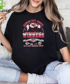 AFC Super Wild Card 2023 – 2024 Winners Kansas City Chiefs 26 – 7 Miami Dolphins 26 – 7 Jan 14, 2024, Arrowhead Stadium T shirt 4 AFC Super Wild Card 2023 – 2024 Winners Kansas City Chiefs 26 – 7 Miami Dolphins 26 – 7 Jan 14, 2024, Arrowhead Stadium T shirt