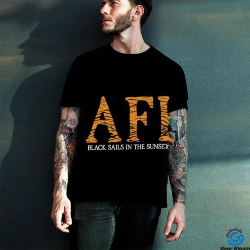AFI Black sails in the sunset tee shirt