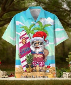 AFL Brisbane Lions New Santa Hawaiian