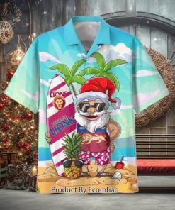 AFL Brisbane Lions New Santa Hawaiian