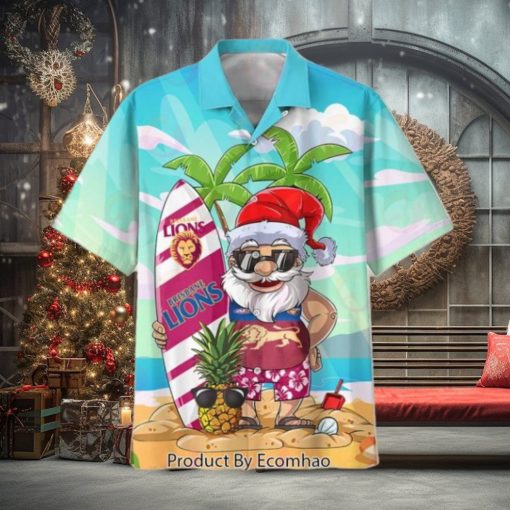 AFL Brisbane Lions New Santa Hawaiian