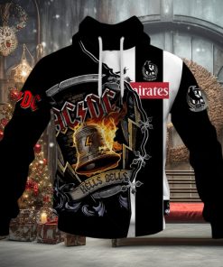 AFL Collingwood Magpies ACDC Mix Custom Name Number 2023 Home Guernsey Pullover Hoodie