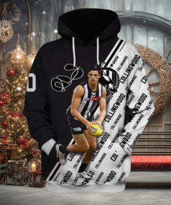 AFL Collingwood Magpies Scott Pendlebury #10 Pullover Hoodie Ver 1