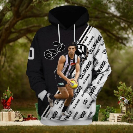 AFL Collingwood Magpies Scott Pendlebury #10 Pullover Hoodie Ver 1
