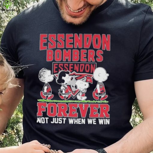 AFL Essendon Bombers Forever Not Just When We Win T Shirt