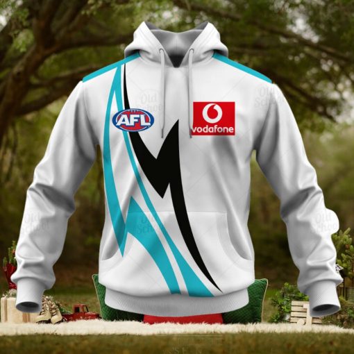 AFL Port Adelaide Custom Name Number 2009 Clash Guernsey Pullover Hoodie