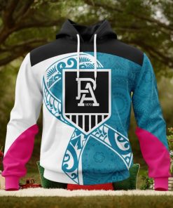 AFL Port Adelaide Custom Name Number Samoa Fight Cancer Pullover Hoodie