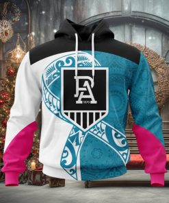 AFL Port Adelaide Custom Name Number Samoa Fight Cancer Pullover Hoodie