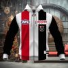 AFL St Kilda Saints Custom Name Number 2020 Clash Guernsey Zip Up Hoodie