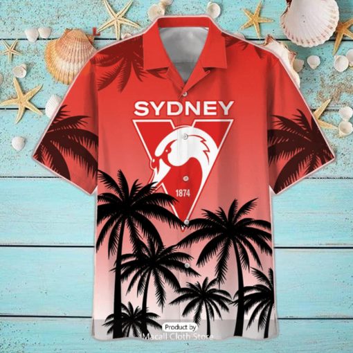 AFL Sydney Swans Sport Beach Summer Personalized Hawaiian Shirt