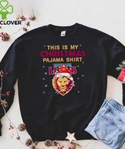 AFL This is christmas Pajamas T hoodie, sweater, longsleeve, shirt v-neck, t-shirt Brisbane Lions T hoodie, sweater, longsleeve, shirt v-neck, t-shirt