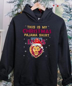 AFL This is christmas Pajamas T hoodie, sweater, longsleeve, shirt v-neck, t-shirt Brisbane Lions T hoodie, sweater, longsleeve, shirt v-neck, t-shirt