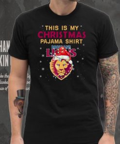 AFL This is christmas Pajamas T hoodie, sweater, longsleeve, shirt v-neck, t-shirt Brisbane Lions T hoodie, sweater, longsleeve, shirt v-neck, t-shirt