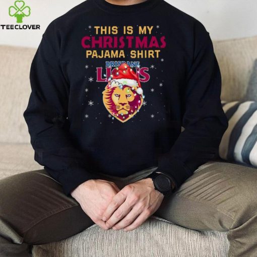 AFL This is christmas Pajamas T hoodie, sweater, longsleeve, shirt v-neck, t-shirt Brisbane Lions T hoodie, sweater, longsleeve, shirt v-neck, t-shirt