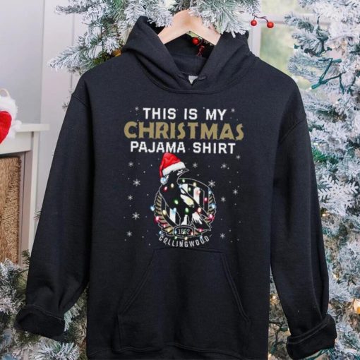 AFL This is christmas Pajamas T shirt Collingwood Magpies T shirt