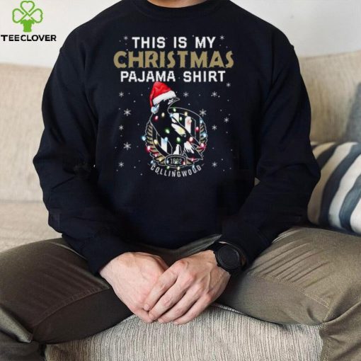 AFL This is christmas Pajamas T shirt Collingwood Magpies T shirt