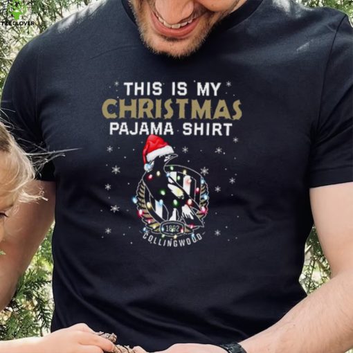 AFL This is christmas Pajamas T shirt Collingwood Magpies T shirt
