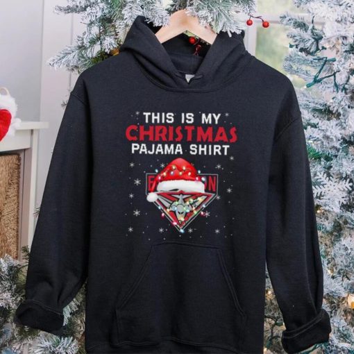 AFL This is christmas Pajamas T shirt Essendon Bombers T shirt