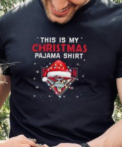 AFL This is christmas Pajamas T shirt Essendon Bombers T shirt