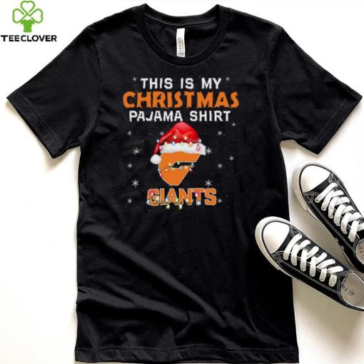 AFL This is christmas Pajamas T hoodie, sweater, longsleeve, shirt v-neck, t-shirt GWS Giants T hoodie, sweater, longsleeve, shirt v-neck, t-shirt