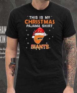 AFL This is christmas Pajamas T hoodie, sweater, longsleeve, shirt v-neck, t-shirt GWS Giants T hoodie, sweater, longsleeve, shirt v-neck, t-shirt