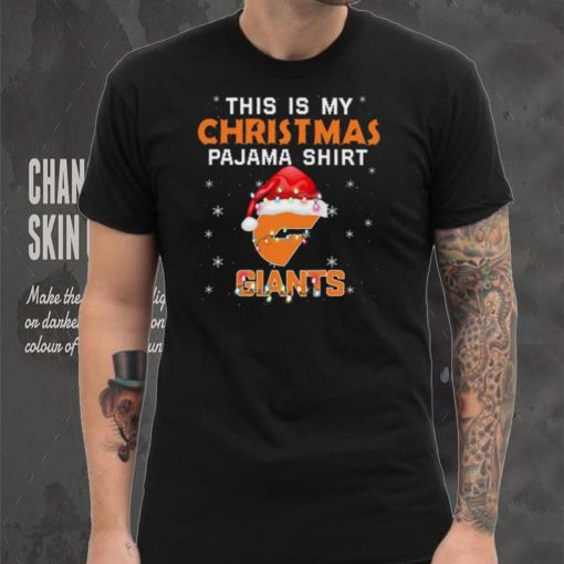 AFL This is christmas Pajamas T hoodie, sweater, longsleeve, shirt v-neck, t-shirt GWS Giants T hoodie, sweater, longsleeve, shirt v-neck, t-shirt