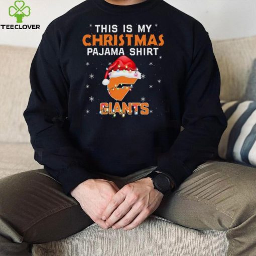 AFL This is christmas Pajamas T hoodie, sweater, longsleeve, shirt v-neck, t-shirt GWS Giants T hoodie, sweater, longsleeve, shirt v-neck, t-shirt