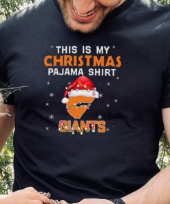 AFL This is christmas Pajamas T hoodie, sweater, longsleeve, shirt v-neck, t-shirt GWS Giants T hoodie, sweater, longsleeve, shirt v-neck, t-shirt