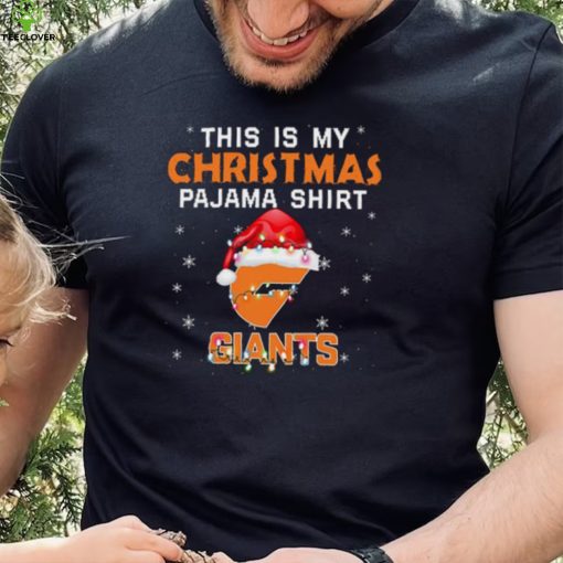 AFL This is christmas Pajamas T hoodie, sweater, longsleeve, shirt v-neck, t-shirt GWS Giants T hoodie, sweater, longsleeve, shirt v-neck, t-shirt