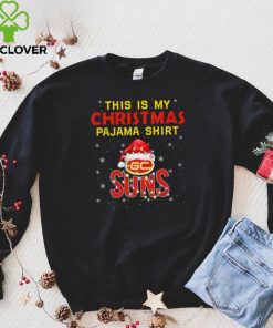 AFL This is christmas Pajamas T hoodie, sweater, longsleeve, shirt v-neck, t-shirt Gold Coast Suns T hoodie, sweater, longsleeve, shirt v-neck, t-shirt