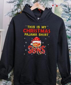 AFL This is christmas Pajamas T hoodie, sweater, longsleeve, shirt v-neck, t-shirt Gold Coast Suns T hoodie, sweater, longsleeve, shirt v-neck, t-shirt