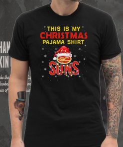 AFL This is christmas Pajamas T hoodie, sweater, longsleeve, shirt v-neck, t-shirt Gold Coast Suns T hoodie, sweater, longsleeve, shirt v-neck, t-shirt