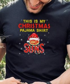 AFL This is christmas Pajamas T hoodie, sweater, longsleeve, shirt v-neck, t-shirt Gold Coast Suns T hoodie, sweater, longsleeve, shirt v-neck, t-shirt