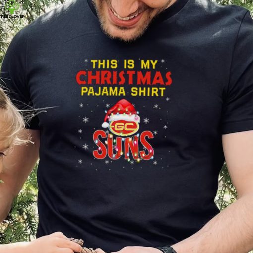 AFL This is christmas Pajamas T hoodie, sweater, longsleeve, shirt v-neck, t-shirt Gold Coast Suns T hoodie, sweater, longsleeve, shirt v-neck, t-shirt