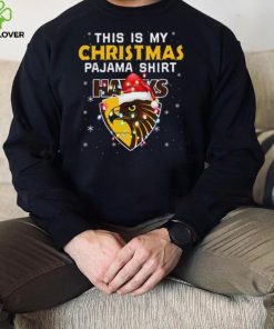 AFL This is christmas Pajamas T hoodie, sweater, longsleeve, shirt v-neck, t-shirt Hawthorn Hawks T hoodie, sweater, longsleeve, shirt v-neck, t-shirt