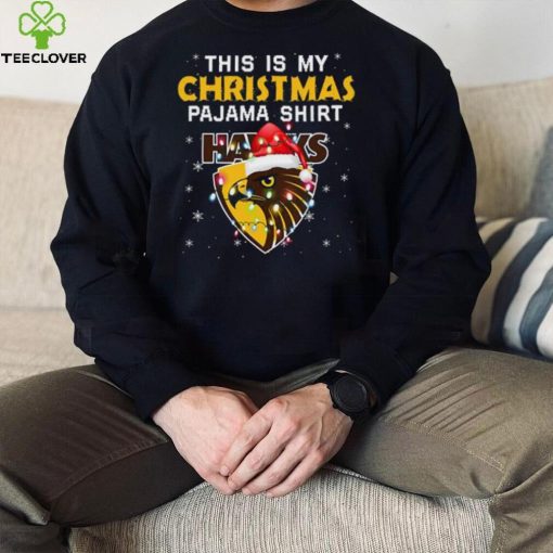 AFL This is christmas Pajamas T hoodie, sweater, longsleeve, shirt v-neck, t-shirt Hawthorn Hawks T hoodie, sweater, longsleeve, shirt v-neck, t-shirt