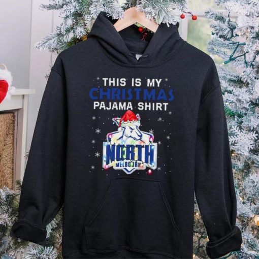 AFL This is christmas Pajamas T hoodie, sweater, longsleeve, shirt v-neck, t-shirt North Melbourne T hoodie, sweater, longsleeve, shirt v-neck, t-shirt