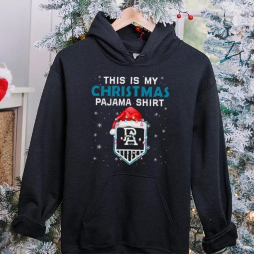AFL This is christmas Pajamas T hoodie, sweater, longsleeve, shirt v-neck, t-shirt Port Adelaide Power T hoodie, sweater, longsleeve, shirt v-neck, t-shirt