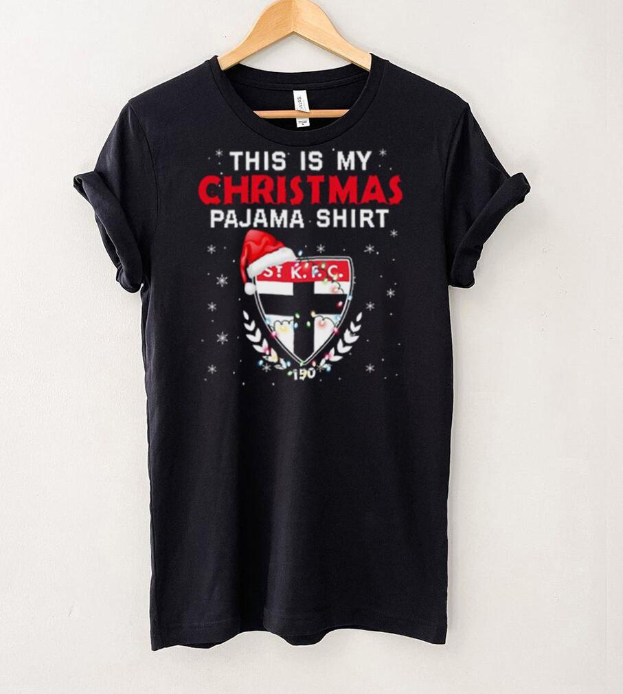AFL This is christmas Pajamas T shirt St Kilda Saints T shirt