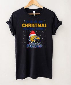 AFL This is christmas Pajamas T shirt West Coast Eagles T shirt