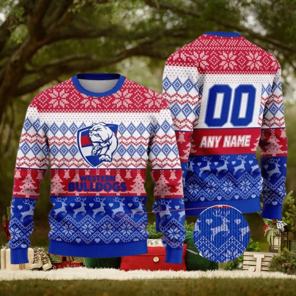 AFL Western Bulldogs Special Ugly Christmas Sweater AFL Western Bulldogs Special Ugly Christmas Sweater