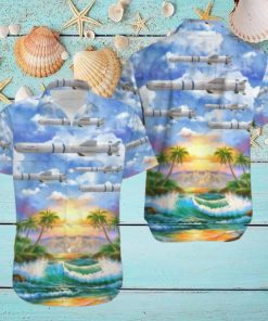 AGM 84 Harpoon Missile Hawaiian Shirt