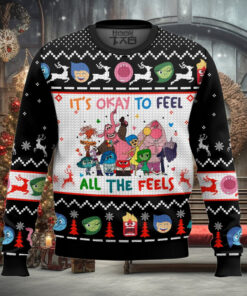 It’s Okay To Feel All The Feels Inside Out Ugly Sweater