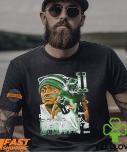 AJ Brown 11 Philadelphia Eagles portrait vintage shirt