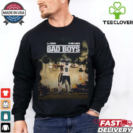 AJ Brown Devonta Smith Bad Boys Philadelphia Eagles T Shirt