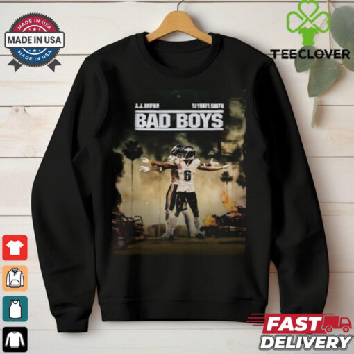 AJ Brown Devonta Smith Bad Boys Philadelphia Eagles T Shirt