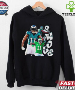 AJ Brown swole action Philadelphia Eagles shirt